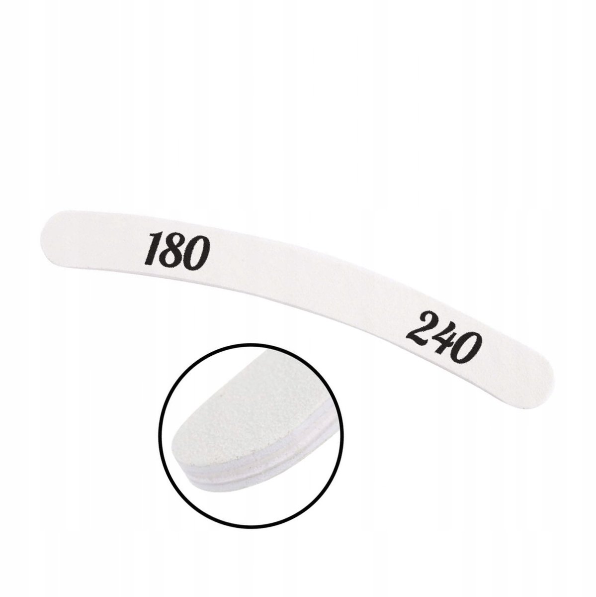 Banaan Nagelvijl Wit 180/240 - Professionele Manicure & Pedicure