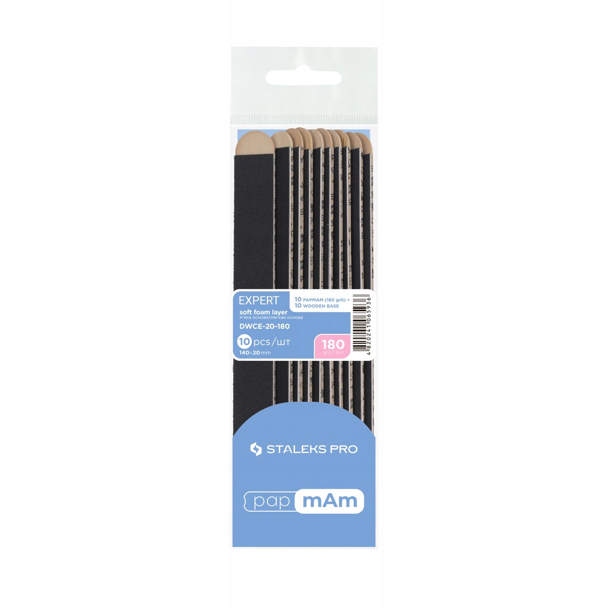 Staleks Expert DWCE-20-180 Zachte Nagelvijl Korrel 180 - 10 Stuks