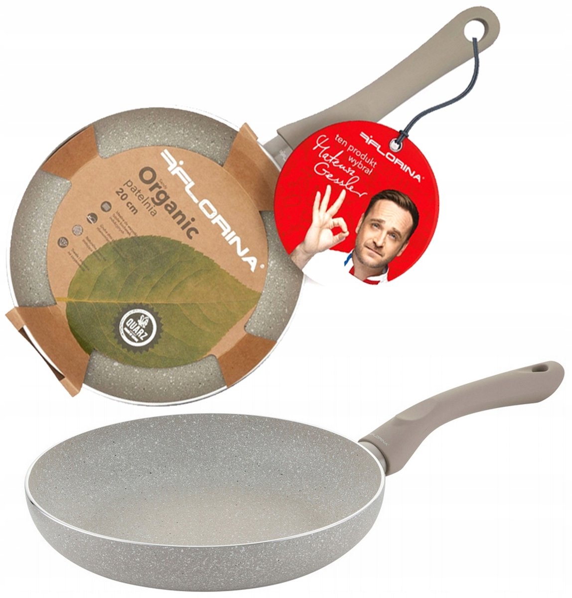 Florina Sandy Koekenpan 20cm - Anti-aanbak, Inductie Gesikt