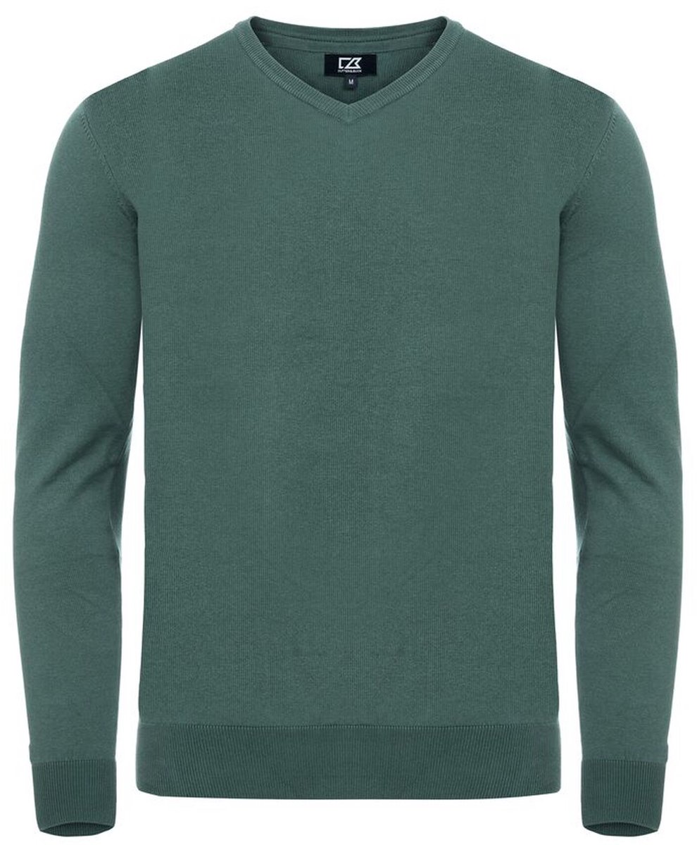 Cutter & Buck Oakville V-neck Heren 355418 - Dennengroen - 3XL