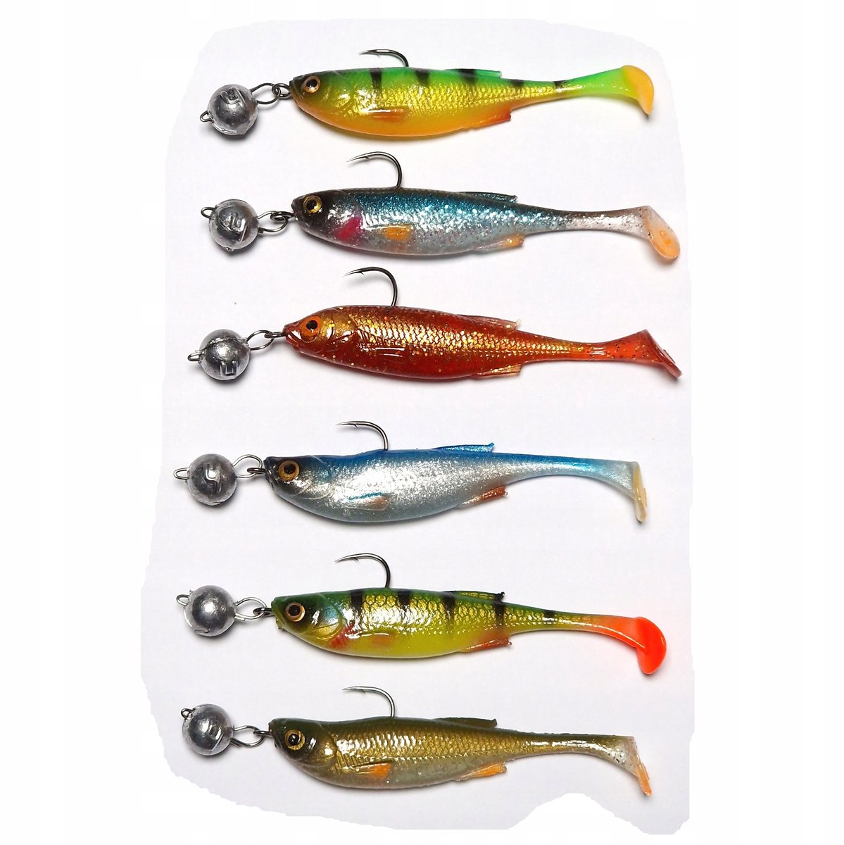 Savage gear craft Shad 10cm - 5 struks met haken & cheburaska