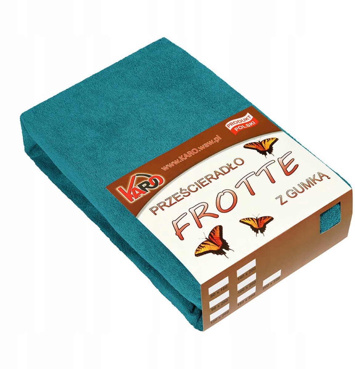 Fijne Frotte Hoeslaken met Elastiek 220x240cm Zeegroen