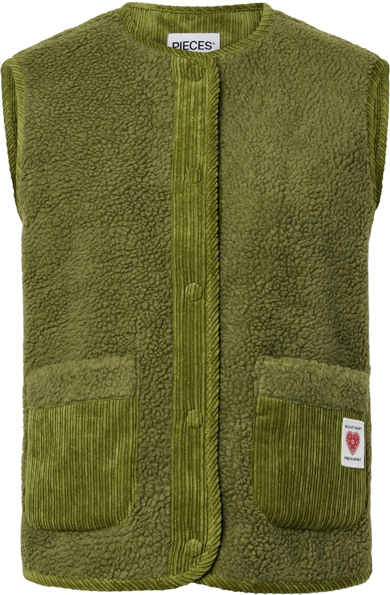 PIECES - PCANASTACIA TEDDY VEST - Meisjes - Gewatteerde jassen