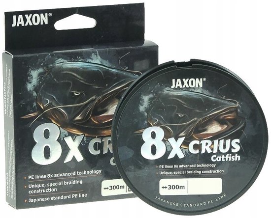 Jaxon Crius 8X Meerval Groene Vislijn - 300m / 0,37mm / 50kg van Jaxon — afbeelding 2