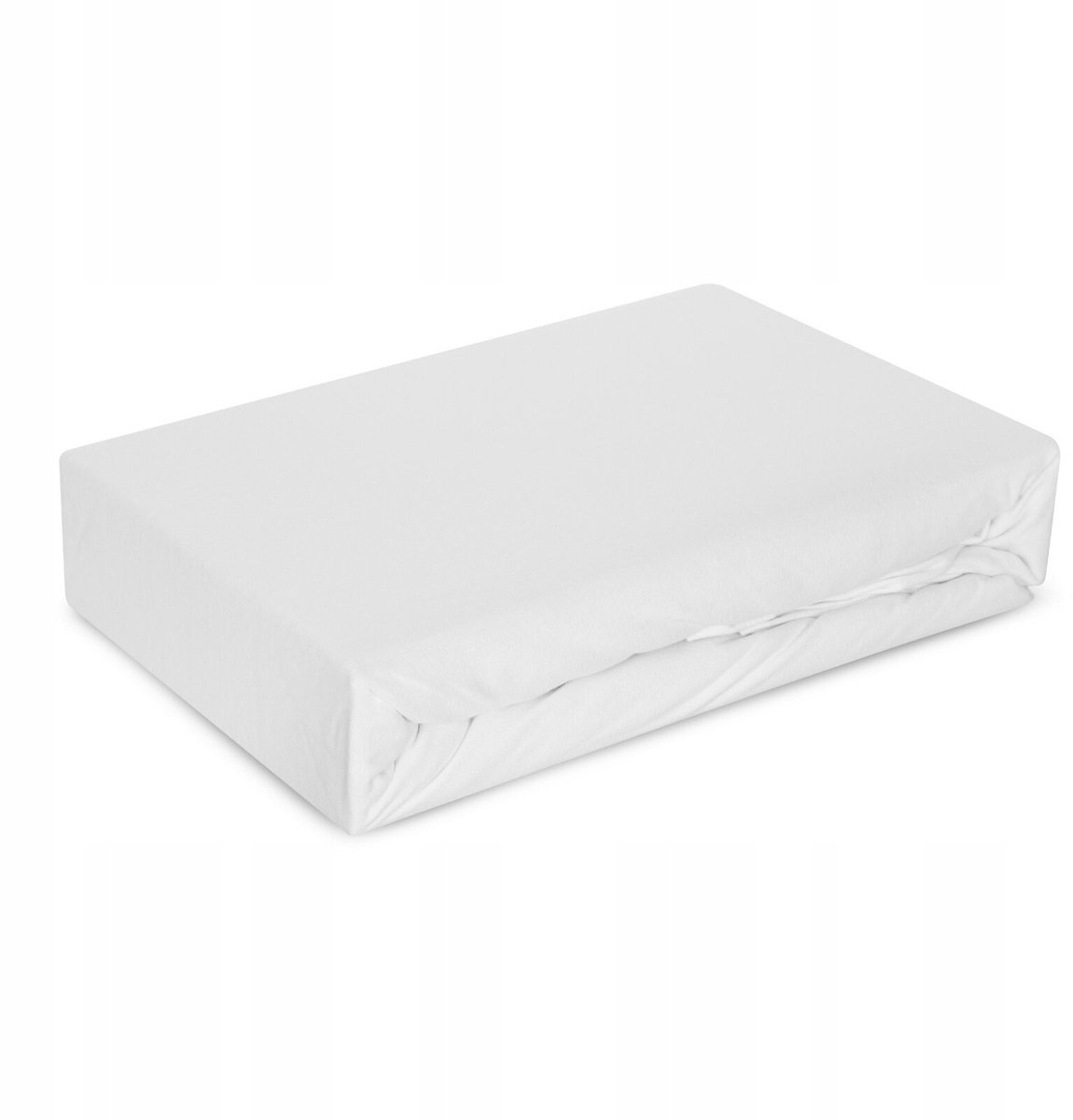Zacht microvezel hoeslaken 180x200 met elastiek, wit