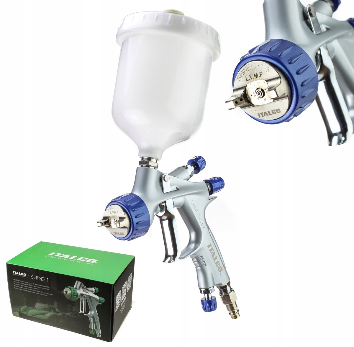 Italco Shine Pro LVMP Spuitpistool 1,3mm - Professioneel Lakken
