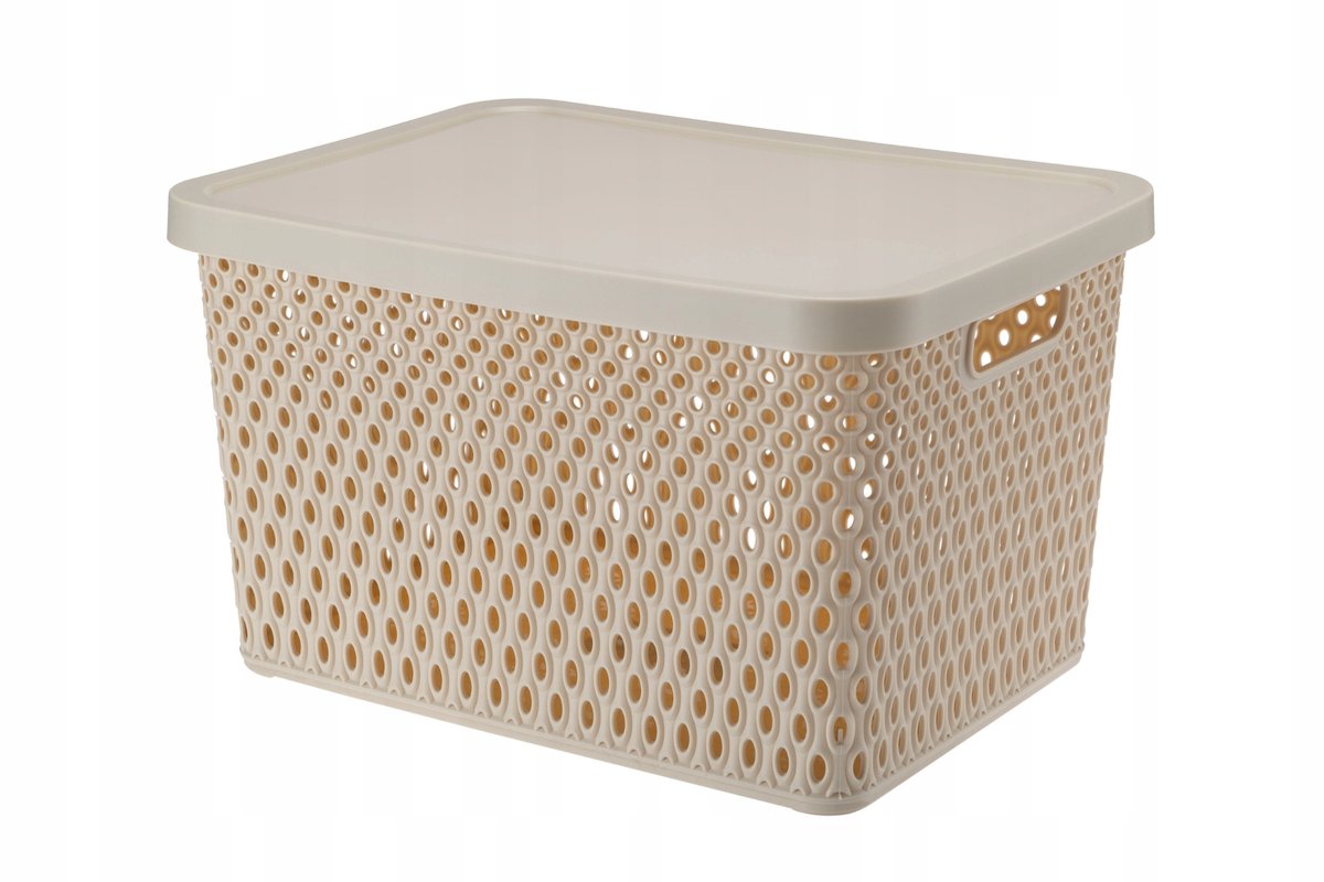 Orion Beige Opbergmand 18L met Deksel