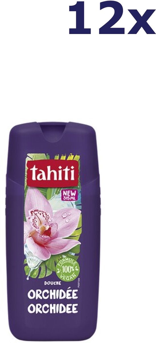 12x Tahiti 315ml showergel orchidee