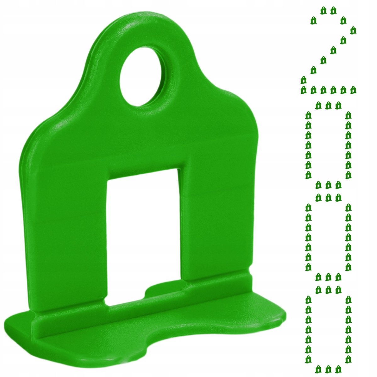Simplefix Tegelnivelleerclips 3mm - 2000 stuks Groen