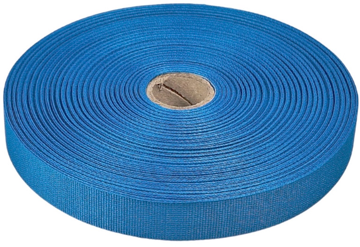 Ariadna Lintband Blauw 20 mm 50 m - Decoratieve kledingversiering