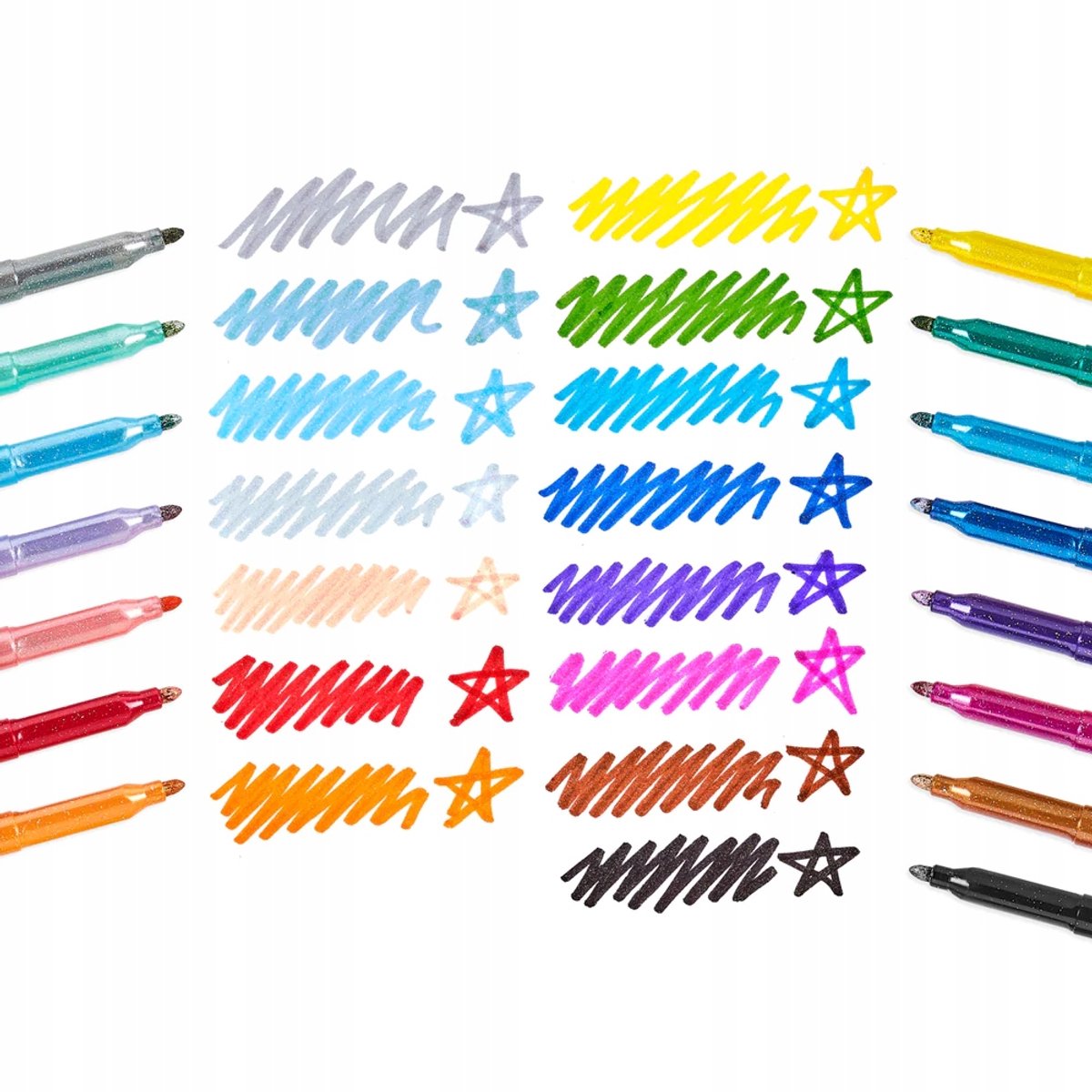 Ooly Glitter Stiften Rainbow Sparkle Set - 15 kleuren