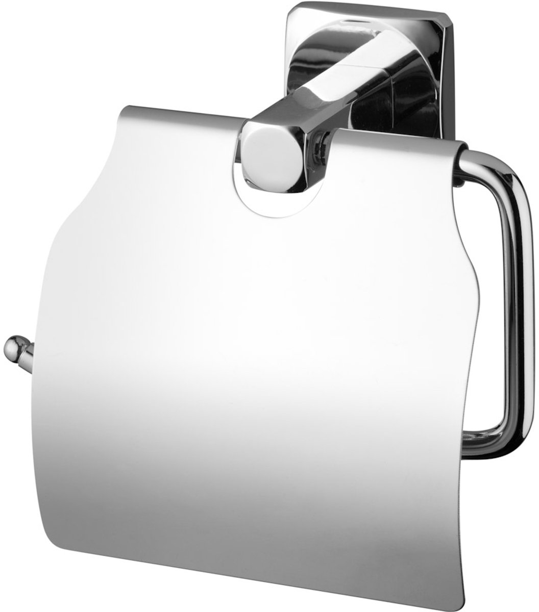Bisk ICE WC-rolhouder met klep, chroom