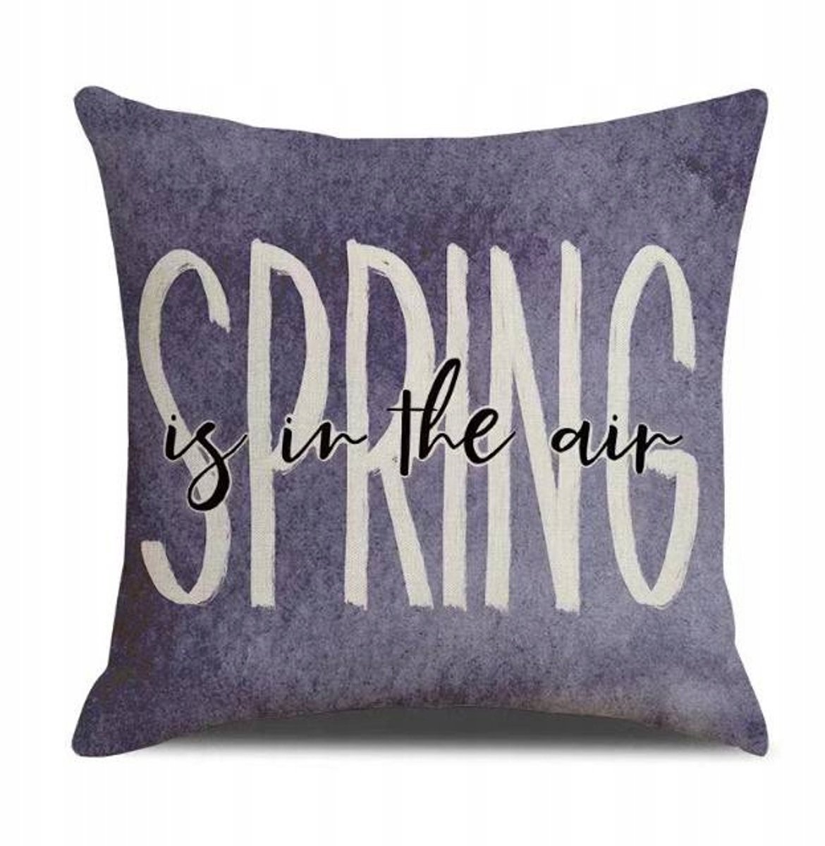 Kussenhoes 45x45 cm 'Spring in the Air' Boho Grijs Polyester