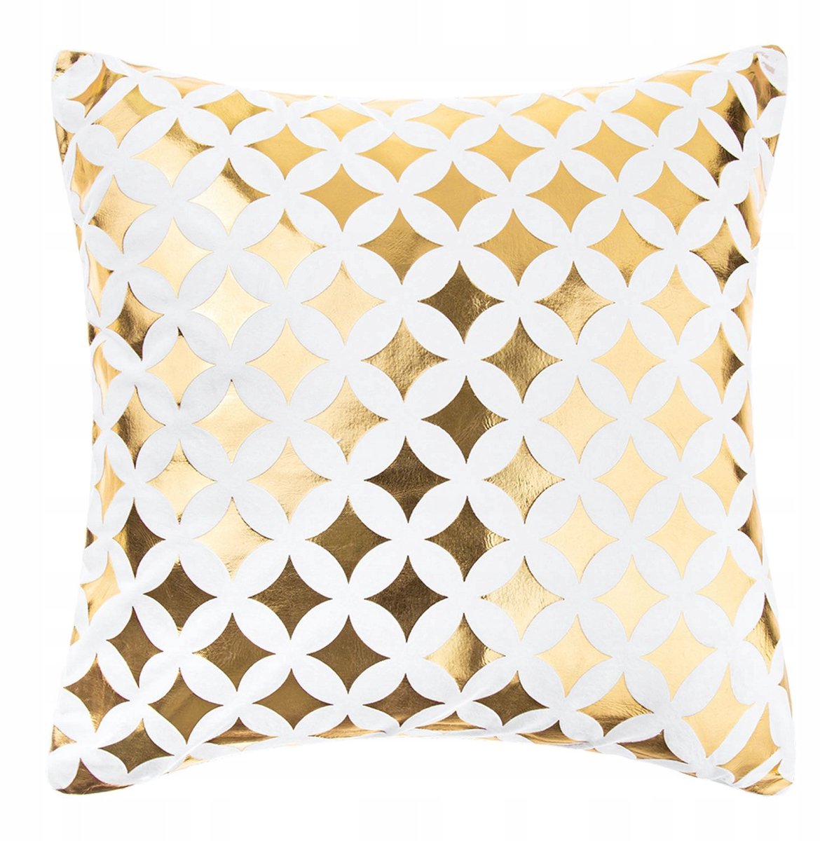 Decoratieve Kussenhoes MAURESCA Wit Goud 45x45cm Velours