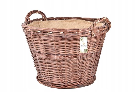 e-wicker24 Rieten Mand, Tuinmand van Wilgenmand voor Groenten en Fruit, Bloempot van Wilgentenen