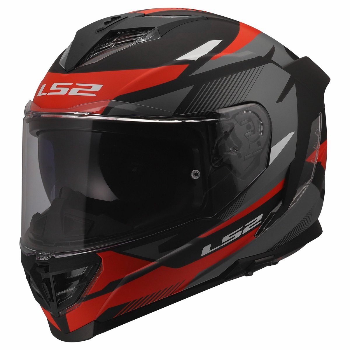 LS2 Helm Storm III Komai FF818 zwart / rood maat 3XL – foto 4