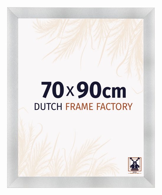 Lijsten Nederland | Barok lijst Dombes 50x70 cm | wit | normaal glas (2 mm