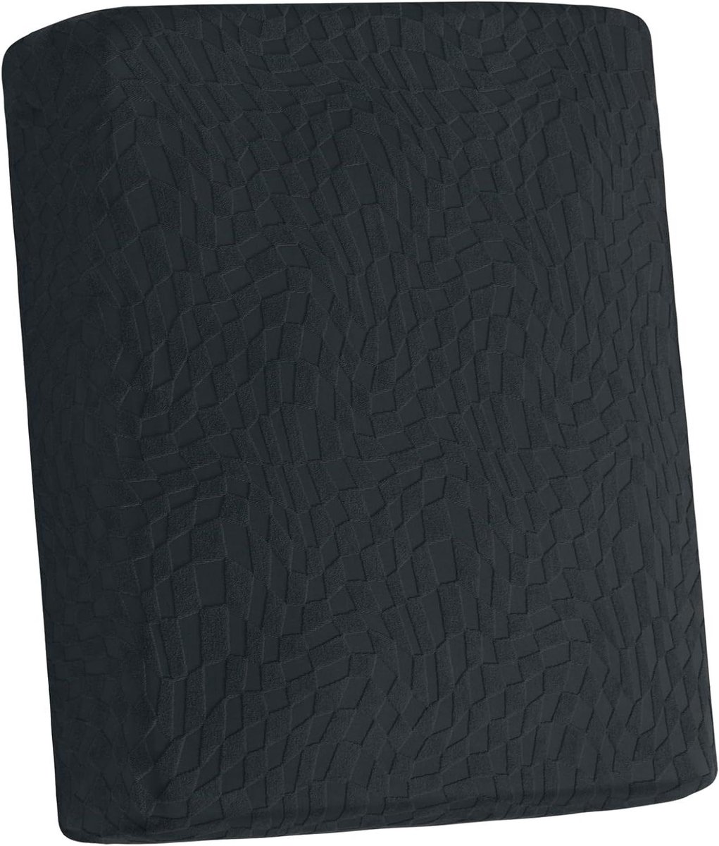 Allecto Plus - Elastische Sofa Kussenhoes, Waterdichte Hoes Voor Bankkussens, Meubelbeschermer Voor Huisdieren - Donkergrijs