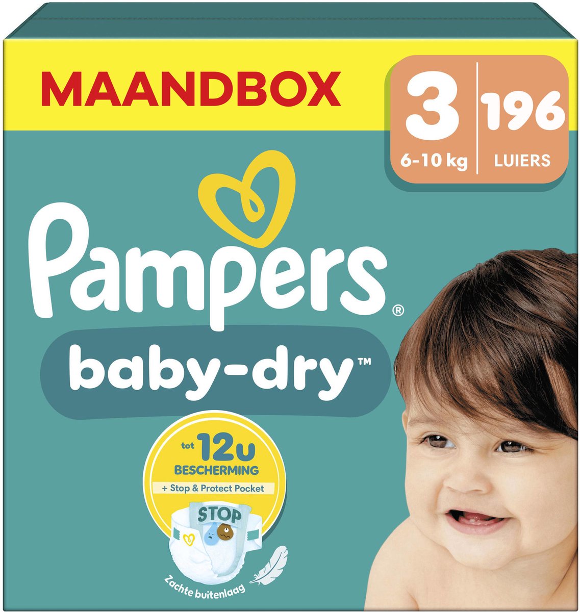 Pampers Baby-Dry Maandbox maat 3