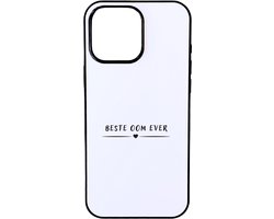Hacebo® - Beste oom ever telefoonhoesje - Oom - uncle - telefoonhoesjes - leuk cadeau voor je oom - hoesje geschikt voor iPhone 16 Pro Max