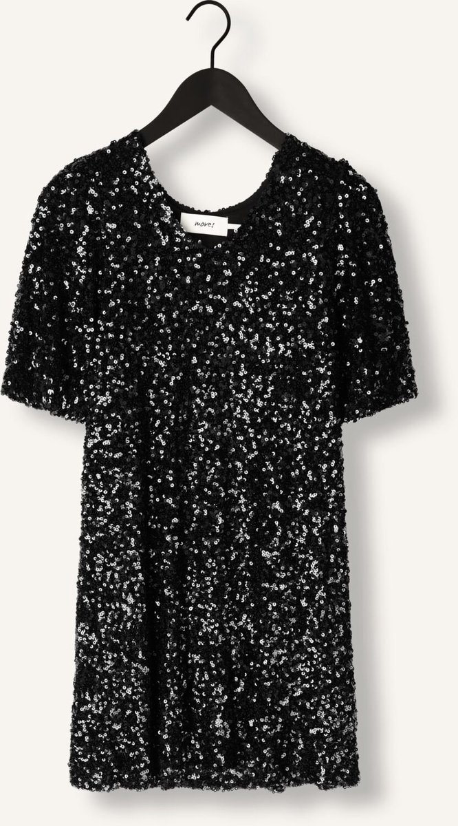 Moves Manalina Dames - Jurk - Zwart - Maat XS