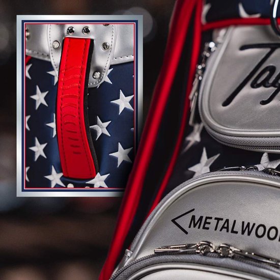 TaylorMade Summer Commemorative Heritage Staff Bag 2025 van TaylorMade — afbeelding 3