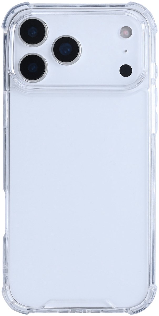 Rixus Anti-Burst Case For Apple iPhone 17 Pro Max Transparent