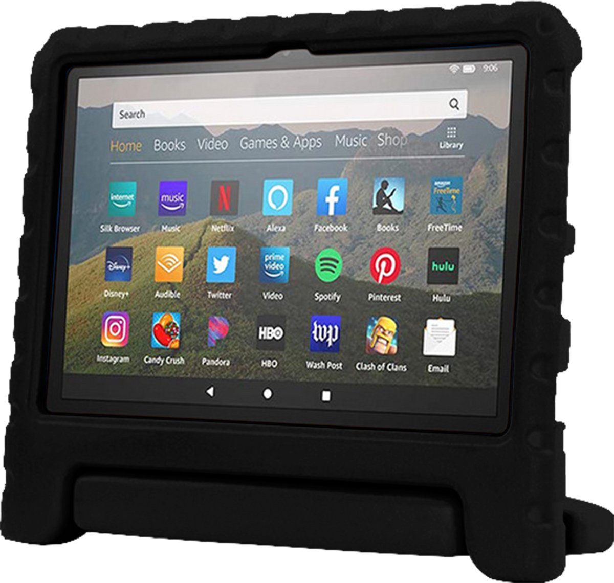 Rixus RXTC06 Tablet Kids Case For Apple iPad Mini 1, 2, 3, 4, 5 7.9 inch Black