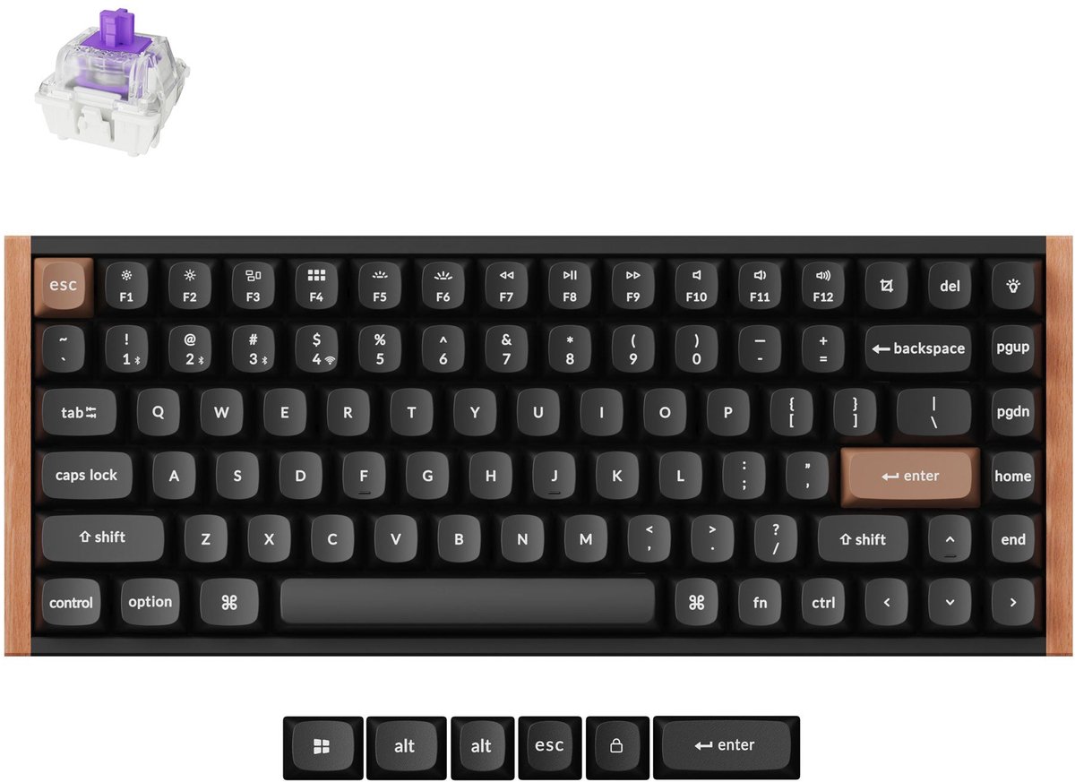 Keychron K2 HE Special edition zwart