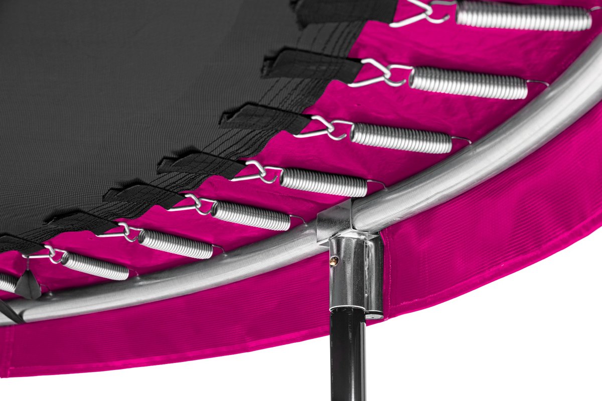 Salta Comfort Edition - ø 153 cm - Ronde trampoline met veiligheidsnet - Roze - Mini/Kleine trampoline voor kinderen — afbeelding 9