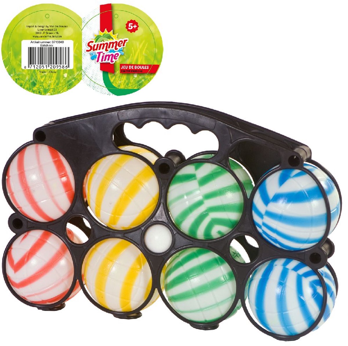 Summertime Jeu de Boules Set - incl 8 Ballen — afbeelding 8