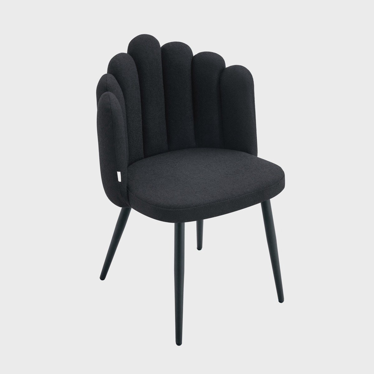 HOMLA - Chair - AULA - Black - 49x55x85 cm