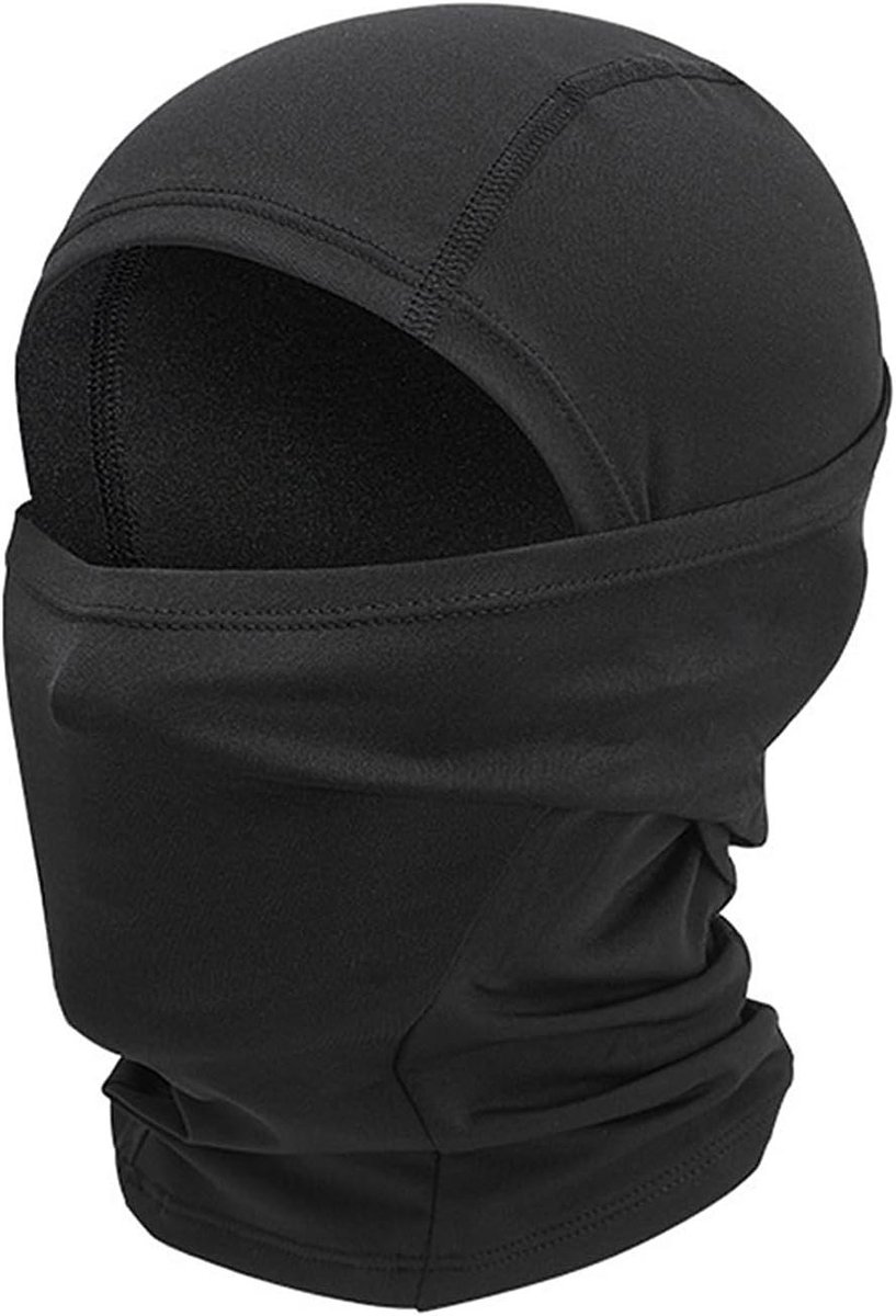 Bivakmuts voor kinderen - Helmmuts - Zwarte Balaclava - Ski Masker - Eenhuidsmaat, Unisex