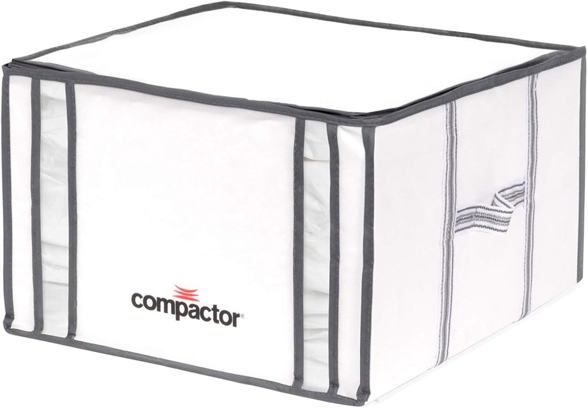 Vacuüm Opbergtas Wit 42 x 40 x H.25 cm - Extra Opslagruimte voor Kleding, Koffers en Meer