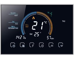 Slimme Wifi Thermostaat voor Airconditioning met Programmeerbare Temperatuurregeling en LCD Scherm