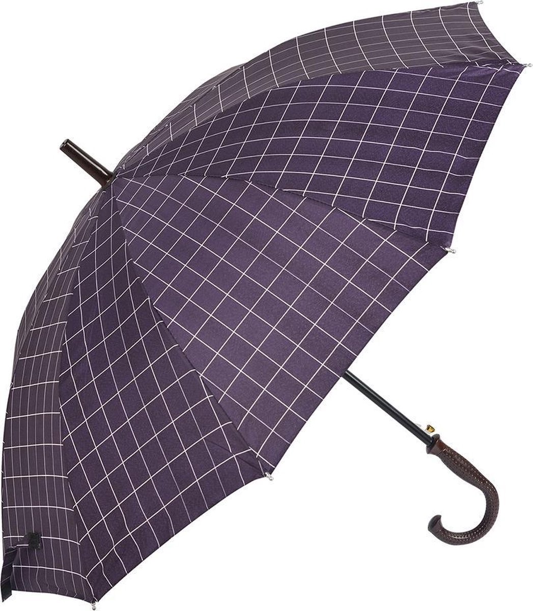 Melady Paraplu Volwassenen 60 cm Paars Nylon Rond Regenscherm