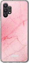 6F hoesje - geschikt voor Samsung Galaxy A32 5G -  Transparant TPU Case - Coral Marble #ffffff