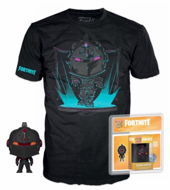 Fortnite Pocket POP & Tee set figurine T-Shirt Black Knight M-XL | bol.com