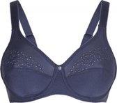 LingaDore LISETTE BH met beugel met katoen - 1343 - Navy - 85F
