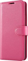 Shieldcase Samsung Galaxy S21 Ultra wallet bookcase - roze