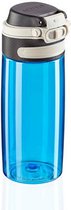 Leifheit 3266 Flip Tritan Drinkfles 550 ml Lichtblauw