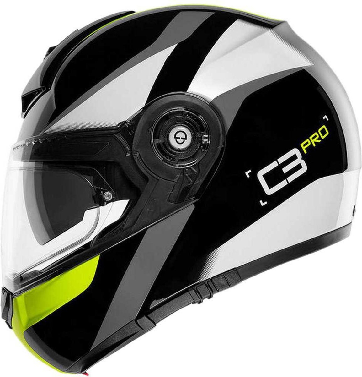 Schuberth C3 Pro Sestante Black Yellow Modular Helmet 3XL