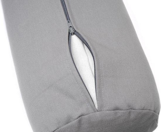 Yoga-Bolster yin - round - Samtosha raspberry Meditatiekussen YOGISTAR van YOGISTAR — afbeelding 4