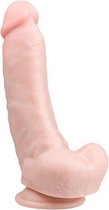 Realistische Dildo Met Balzak en stevige Zuignap - Ook voor anaal gebruik - 20 cm