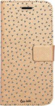 Casetastic Saffiano Wallet Case Samsung Galaxy A42 (2020) Copper - Green Hearts Transparant