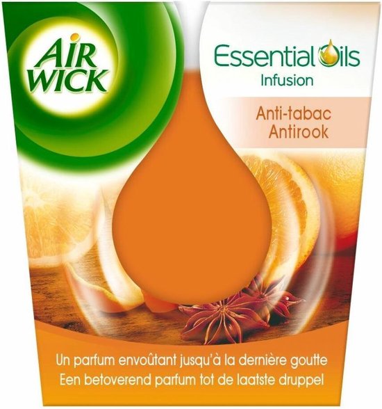 Ondeugd musical onvergeeflijk Airwick Geurkaars Essential Oils Anti-Tabac | bol.com