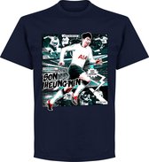 Son Tottenham Comic T-Shirt - Navy - XXXXL