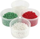 Pearl Clay®,  3x25 gr,  38 gr, groen, wit, rood, 1set