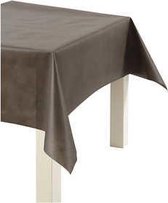 Tafelkleed van imitatiestof, bruin, b: 125 cm,  70 g/m2, 10m