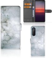 Flip case Sony Xperia 5II Smartphone Hoesje Painting Grey